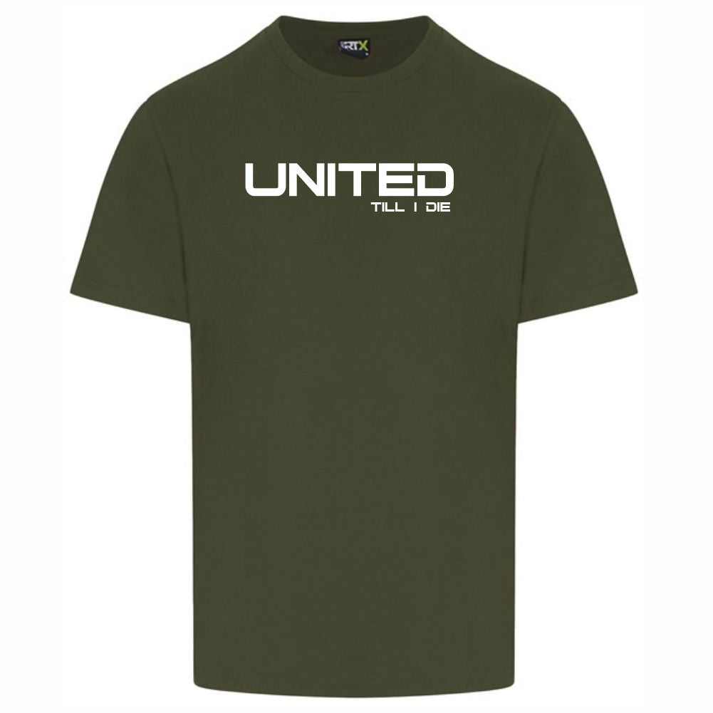 HASTINGS UNITED FC – UNITED TILL I DIE T SHIRT – Available in 7 colours