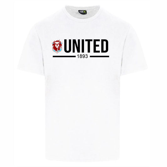 JUNIOR HASTINGS UNITED FC – “UNITED” HUFC T SHIRT- Available in 6 colours