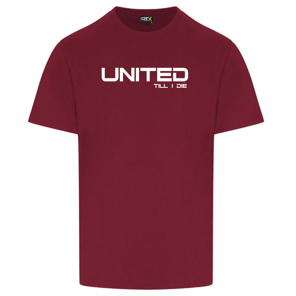HASTINGS UNITED FC – UNITED TILL I DIE T SHIRT – Available in 7 colours