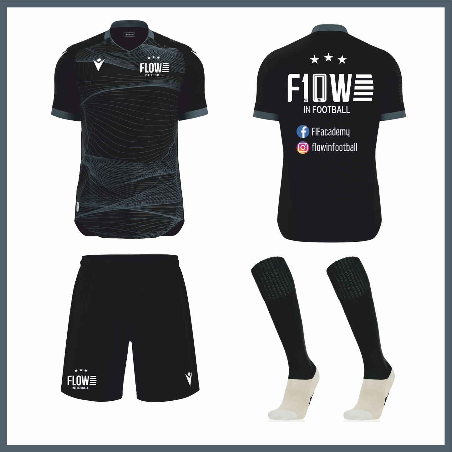 JNR 10YRS ANNIVERSARY FLOW IN FOOTBALL TRAINING KIT PACKAGE Macron Sports Hub Hastings
