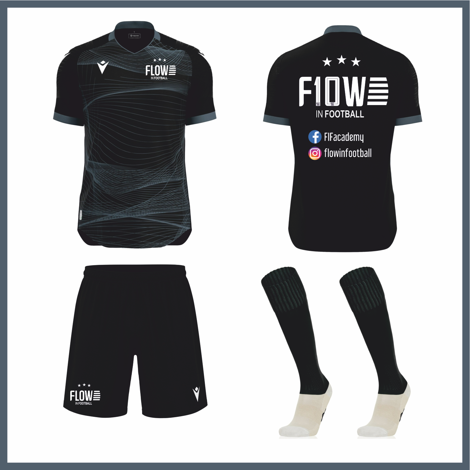 JNR 10YRS ANNIVERSARY FLOW IN FOOTBALL TRAINING KIT PACKAGE Macron Sports Hub Hastings