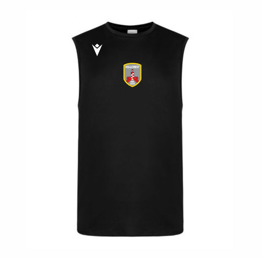 HILLCREST SNR BOXING CLUB VEST - BLACK