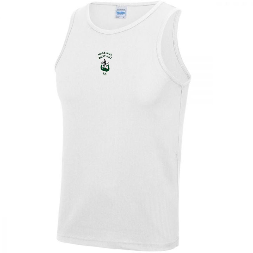JNR HASTINGS WESTHILL BC WHITE VEST Macron Store Hastings