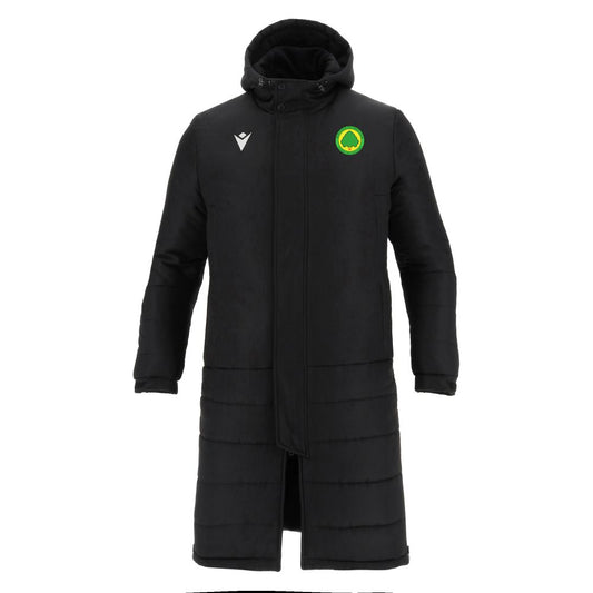 SNR WESTFIELD FC TURVEY BENCH WINTER COAT - BLACK
