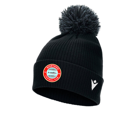 WORTHING FC - COACHES SNOW BOBBLE HAT Macron Store Hastings