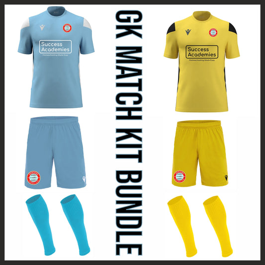 WORTHING FC GK YOUTH MATCH DAY KIT BUNDLE Macron Sports Hub Hastings