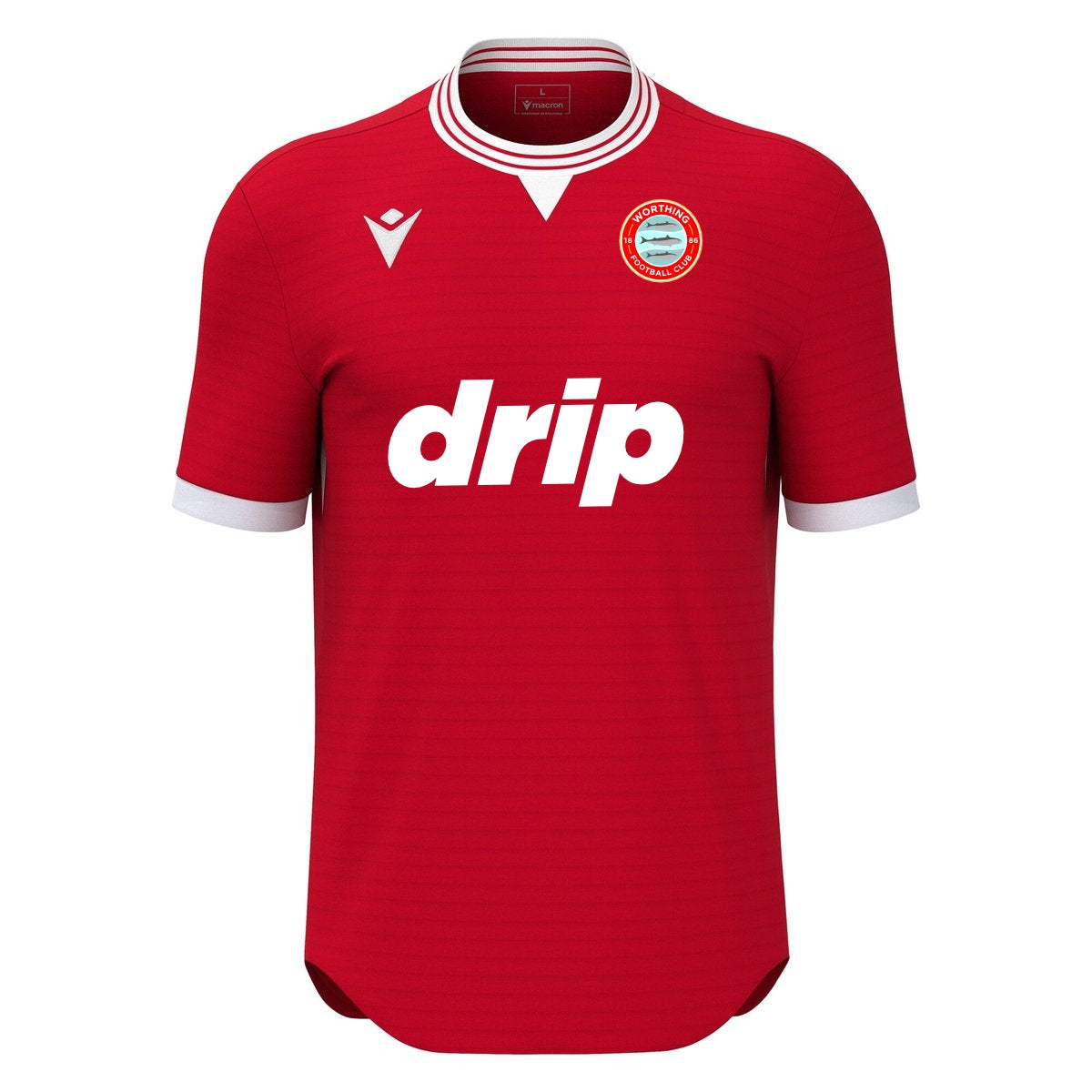 JNR WORTHING FC HOME REPLICA MATCH SHIRT Macron Store Hastings