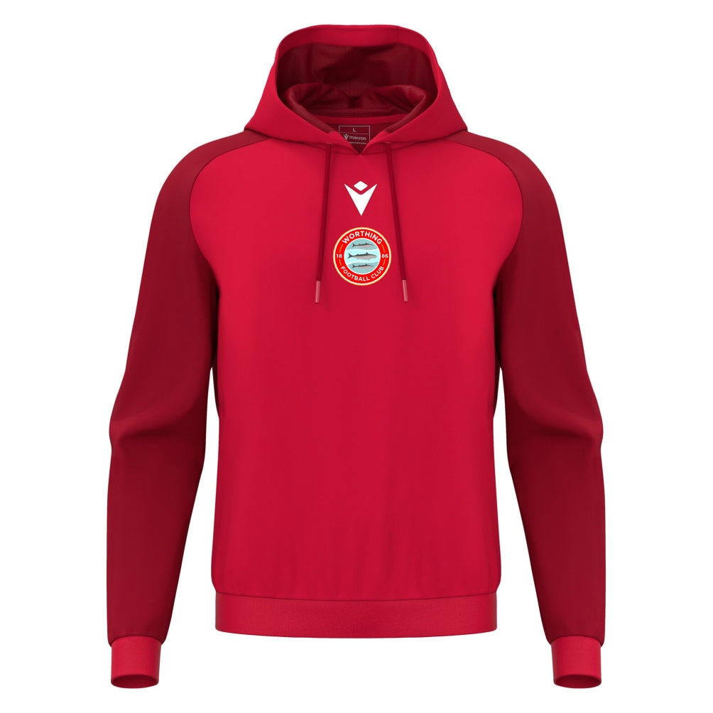 WORTHING FC YOUTH HORN HOODED TOP Macron Store Hastings