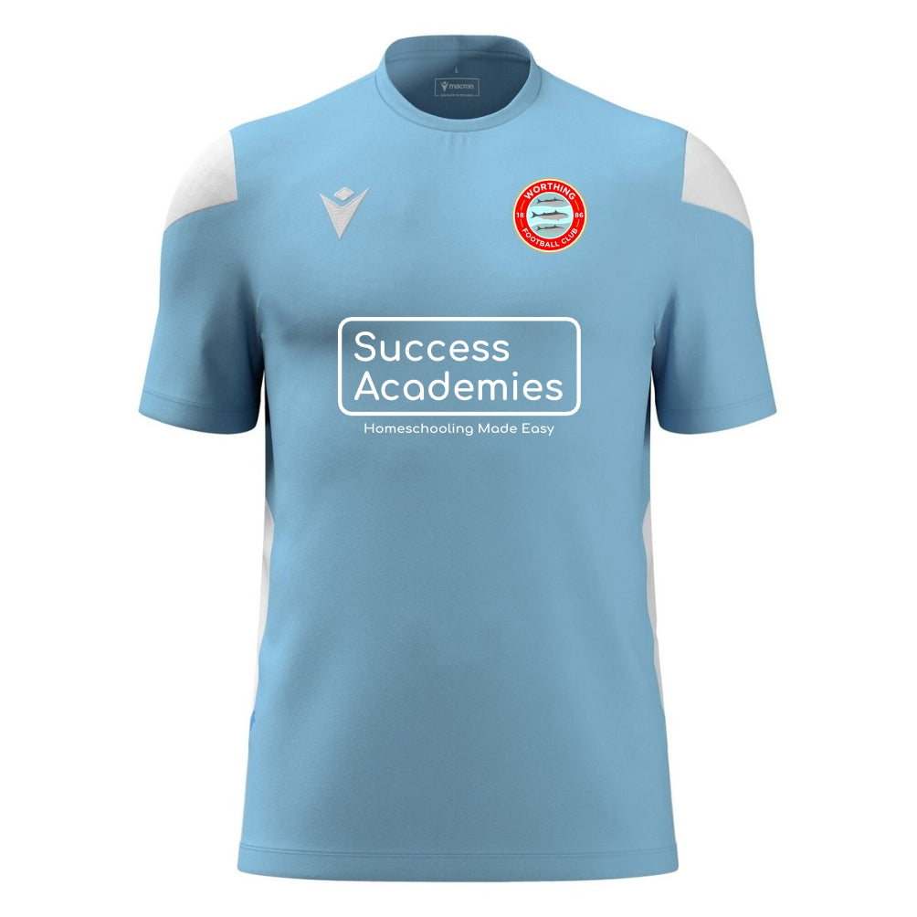 WORTHING FC GK YOUTH HOME SKY MATCH DAY SHIRT Macron Store Hastings