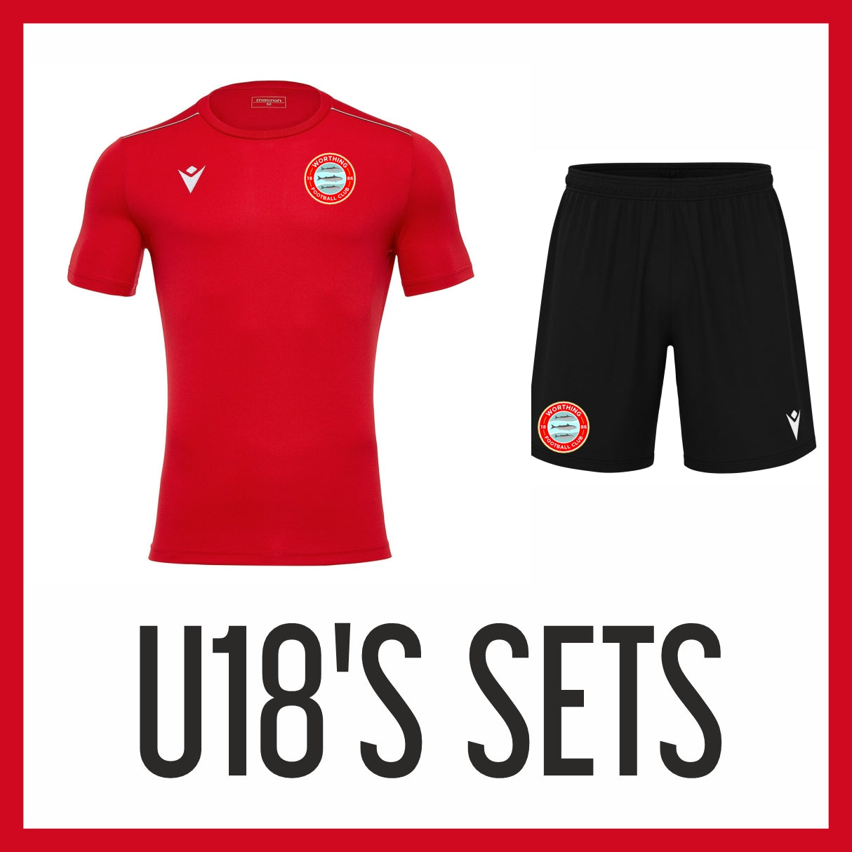WORTHING FC U18’S TRAINING SET Macron Store Hastings