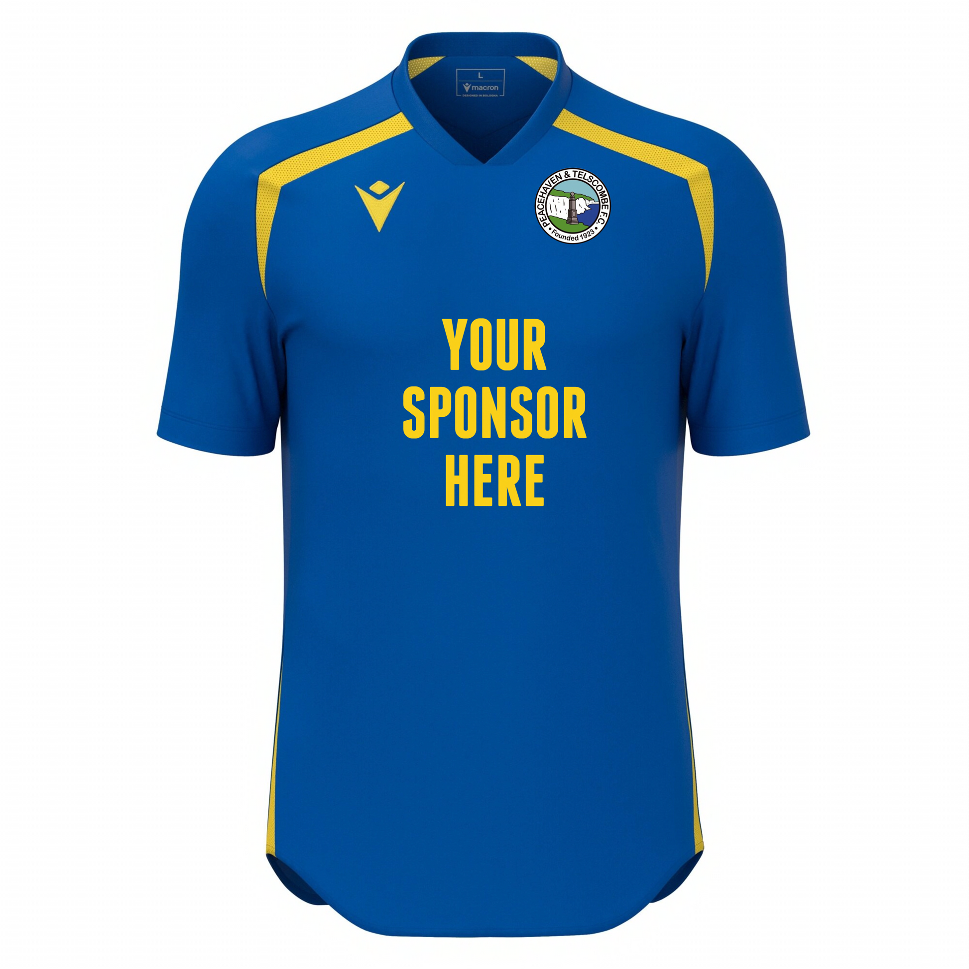 SNR PEACEHAVEN & TELSCOMBE AWAY WYRM SHIRT Macron Sports Hub Hastings