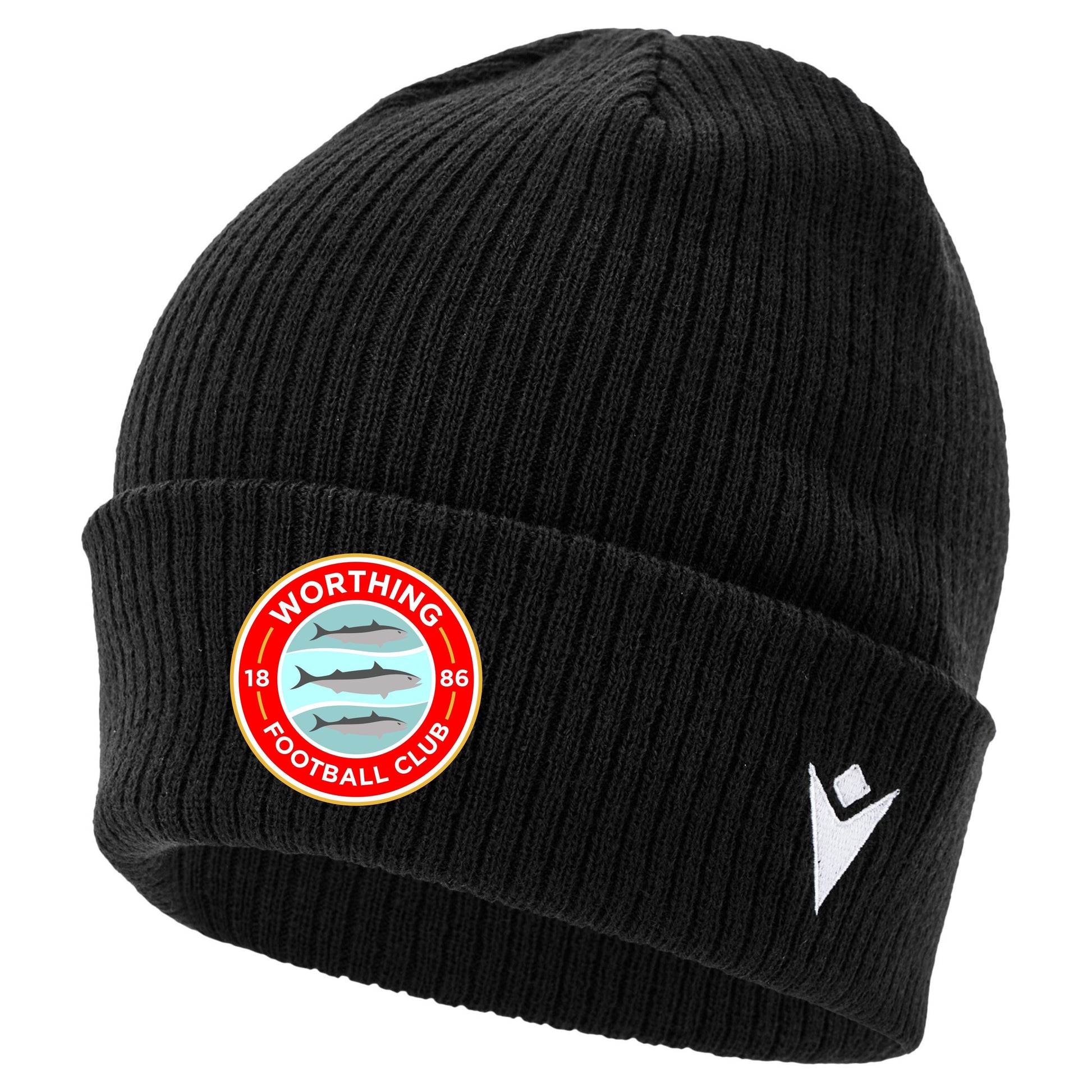 WORTHING FC ZIMA BEANIE - AVAILABLE IN 3 COLOURS Macron Sports Hub Hastings