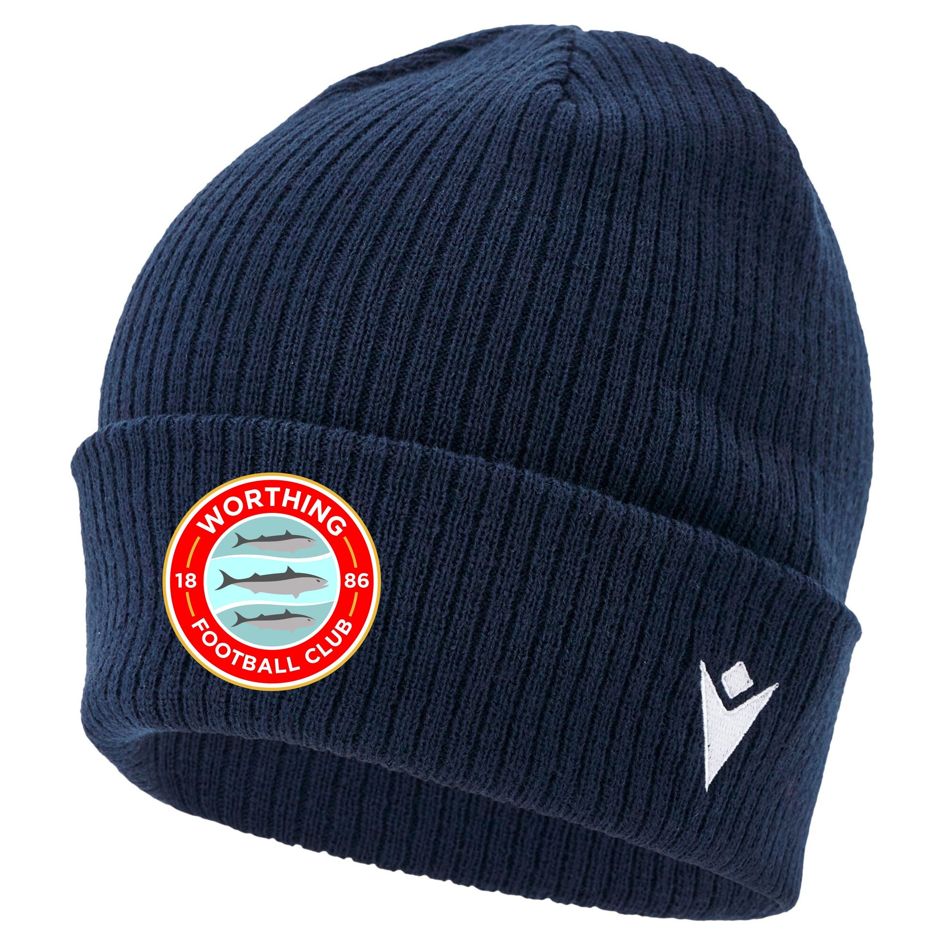 WORTHING FC ZIMA BEANIE - AVAILABLE IN 3 COLOURS Macron Sports Hub Hastings