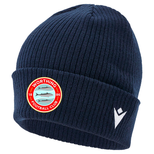 WORTHING FC ZIMA BEANIE - AVAILABLE IN 3 COLOURS Macron Sports Hub Hastings