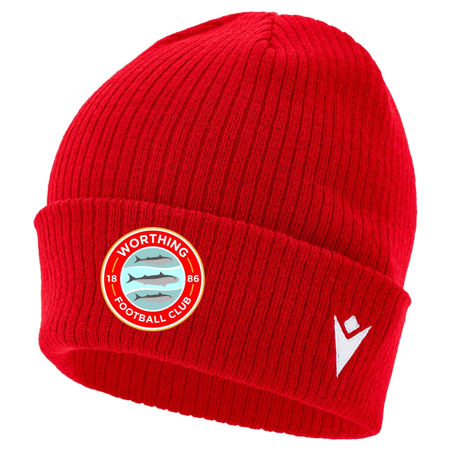WORTHING FC ZIMA BEANIE - AVAILABLE IN 3 COLOURS Macron Sports Hub Hastings
