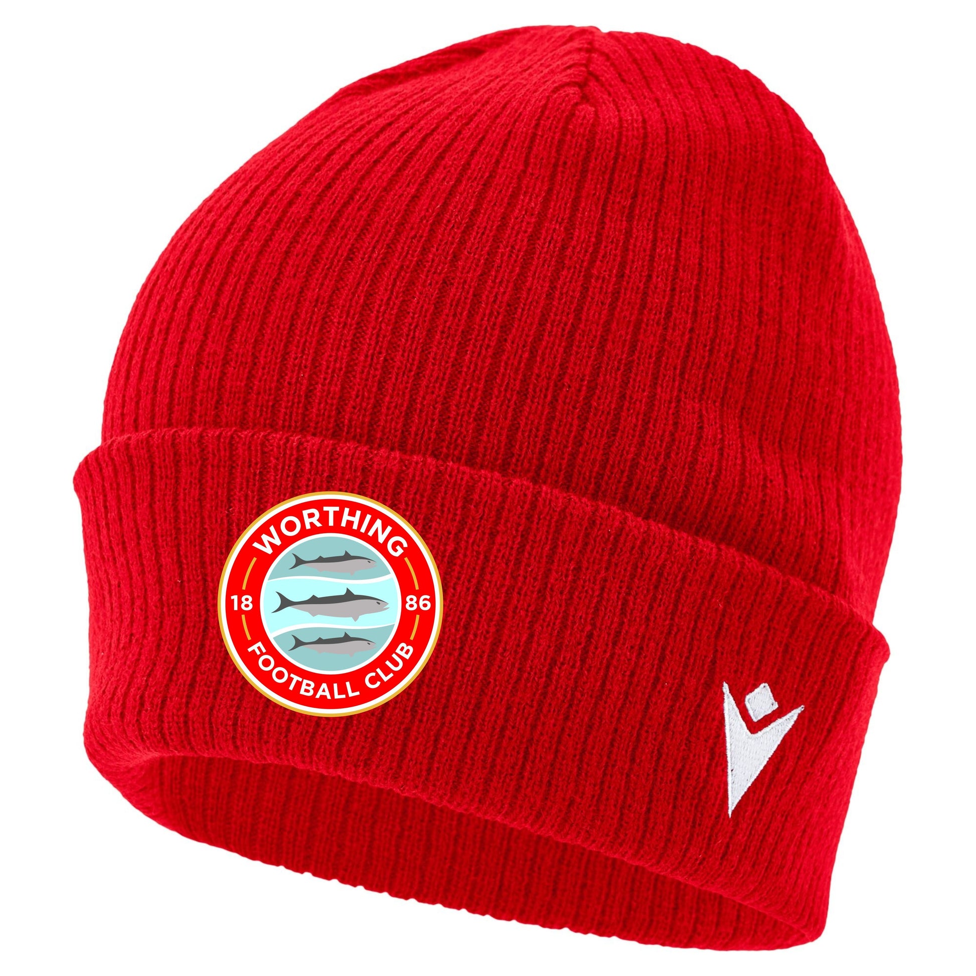 WORTHING FC ZIMA BEANIE - AVAILABLE IN 3 COLOURS Macron Sports Hub Hastings