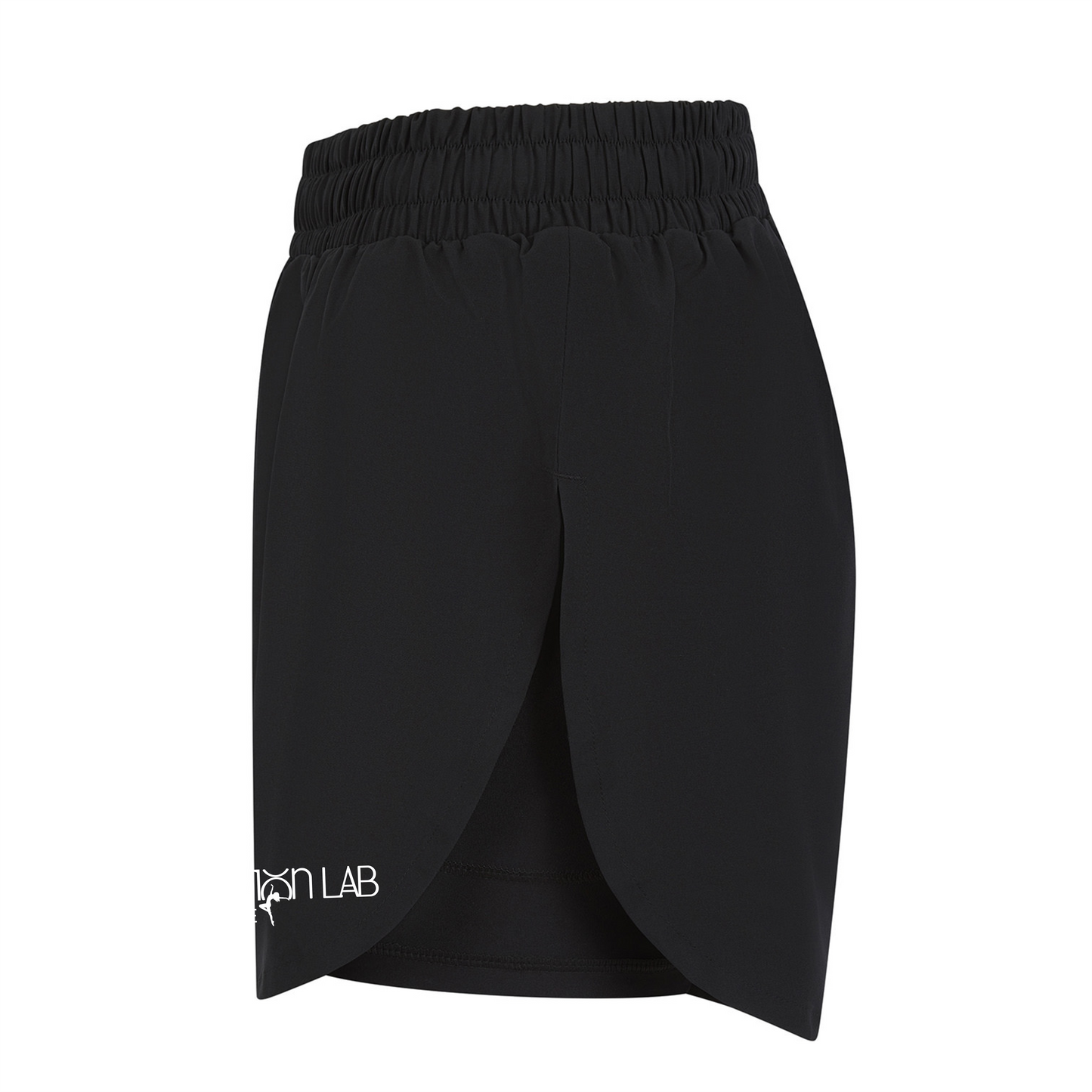 The Audition Lab women's double-layer sports shorts side view