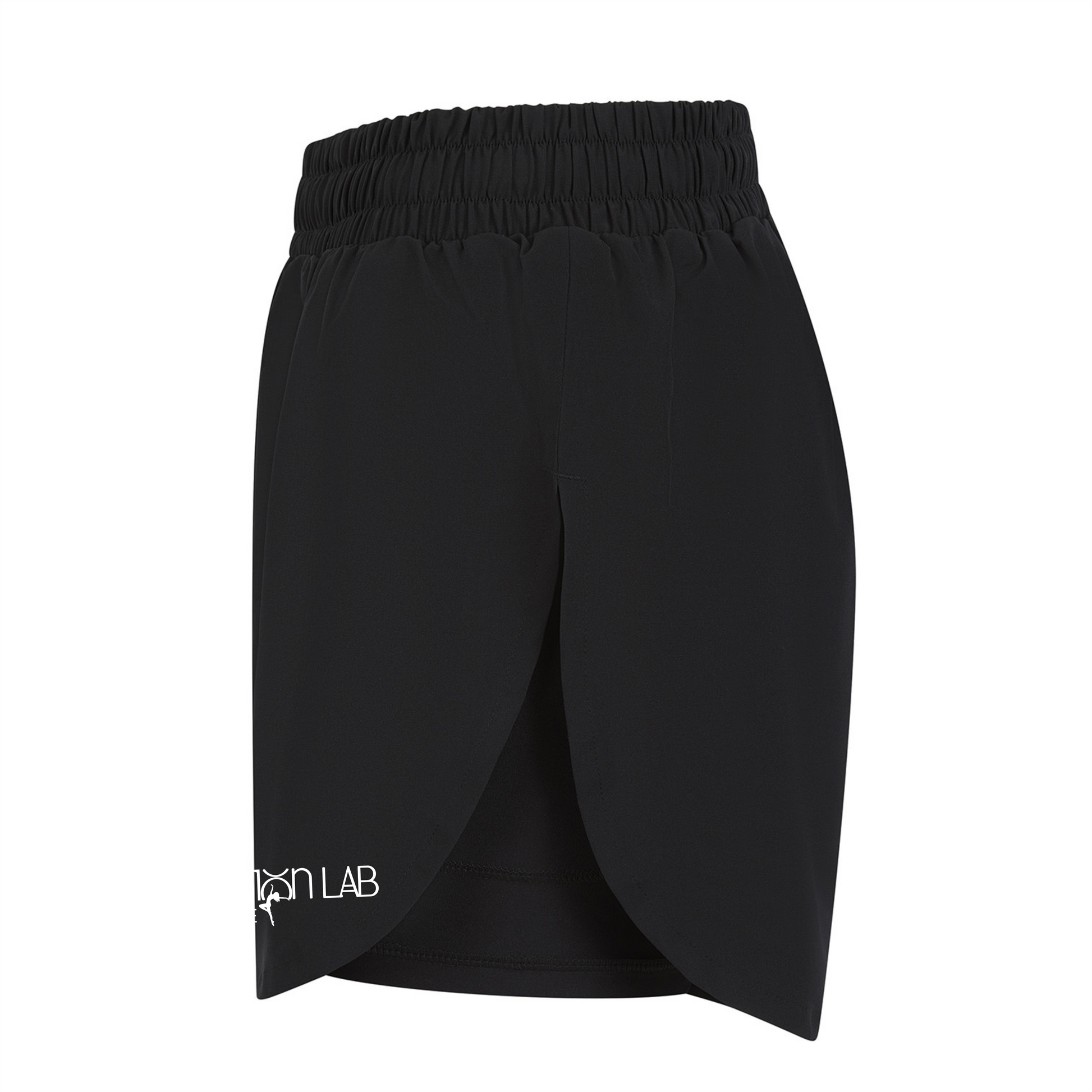 The Audition Lab women's double-layer sports shorts side view