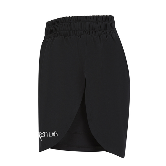 The Audition Lab women's double-layer sports shorts side view