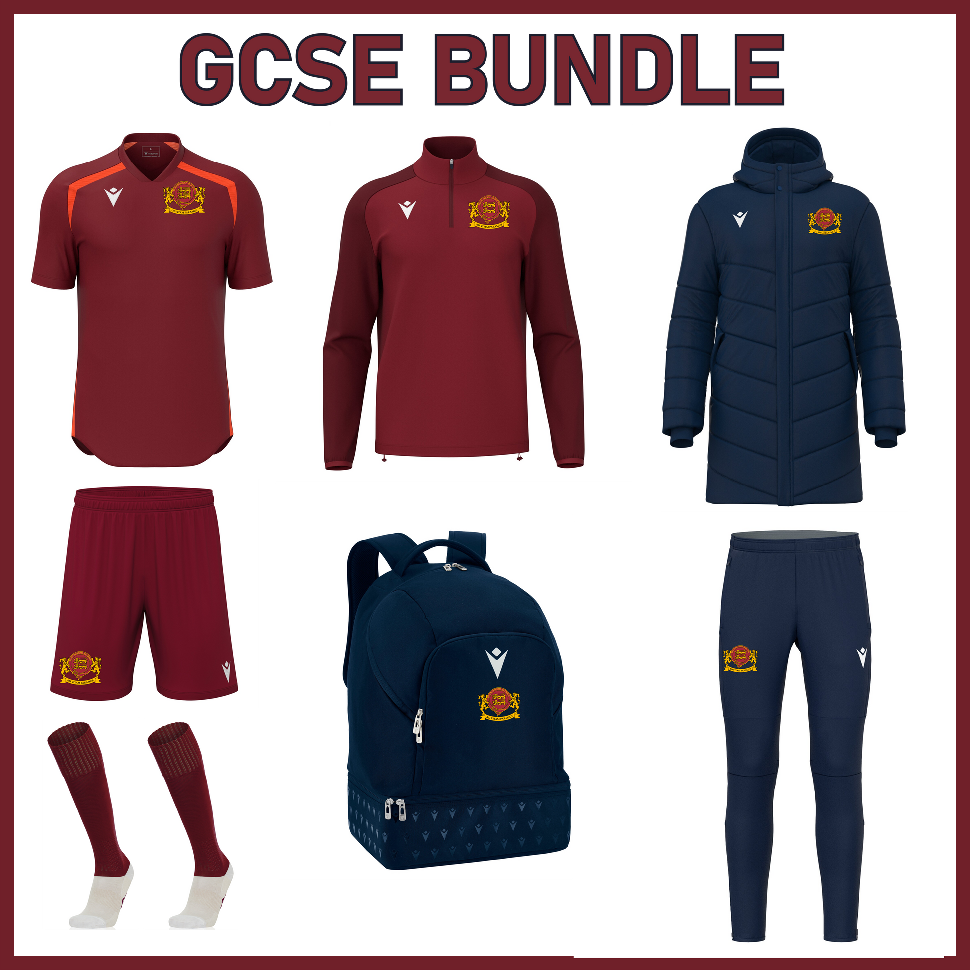BUCKSWOOD FOOTBALL ACADEMY GCSE BUNDLE Macron Sports Hub Hastings