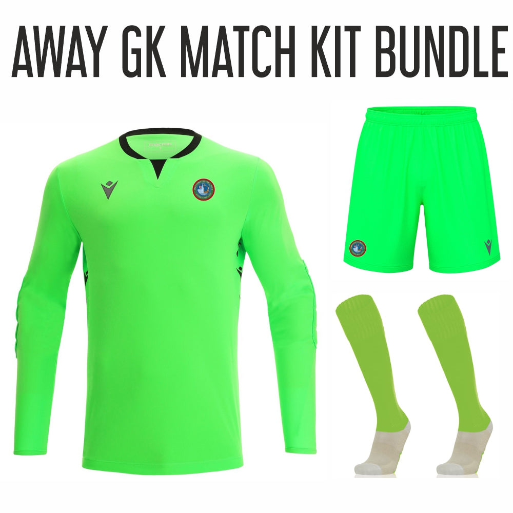 JNR LYDD TOWN GK AWAY MATCH KIT BUNDLE Macron Sports Hub Hastings