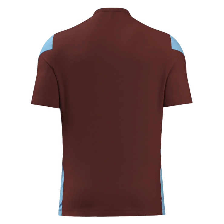 Polis | Burgundy/Sky Blue | Back
