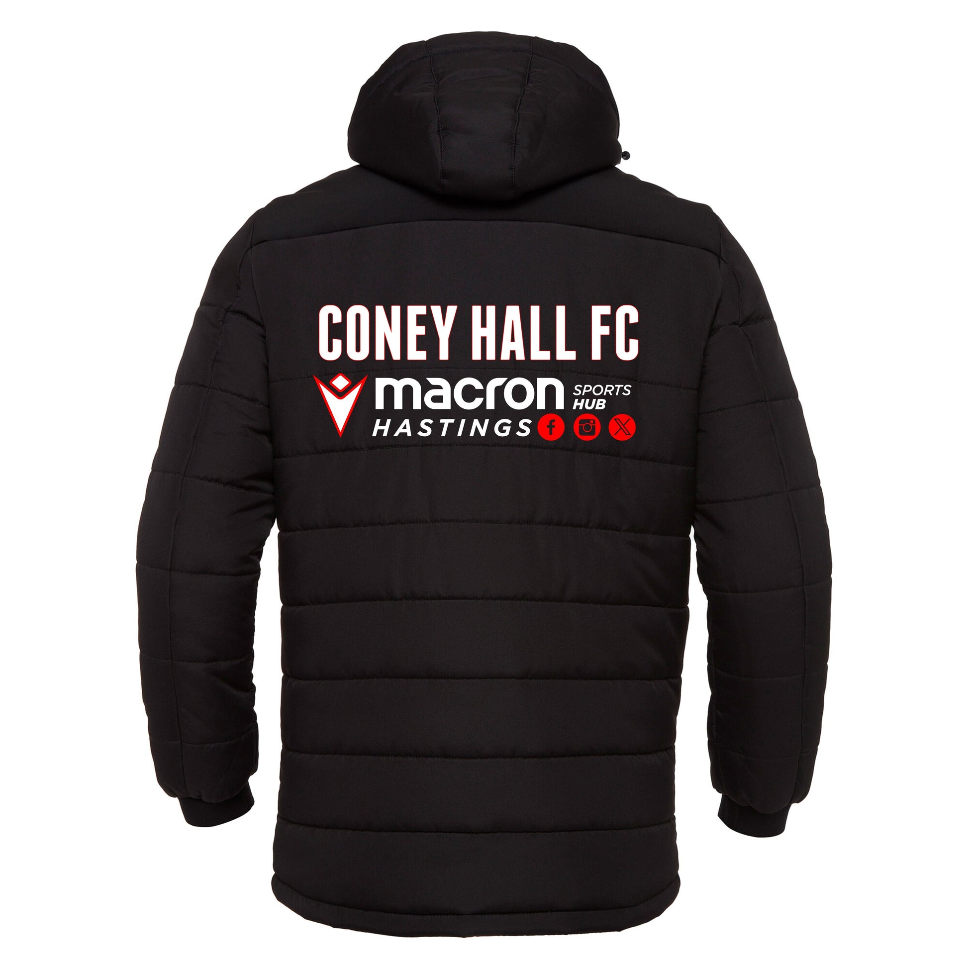 CONEY HALL FC COACHES NARVIK PADDED JACKET Macron Sports Hub Hastings