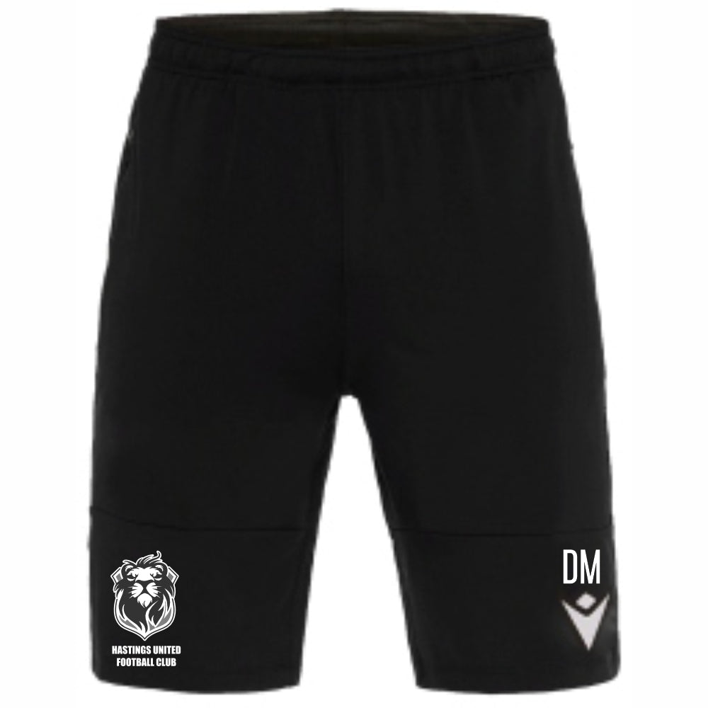 HASTINGS UNITED FC COACHES DANUBE TRAINING SHORTS Macron Store Hastings