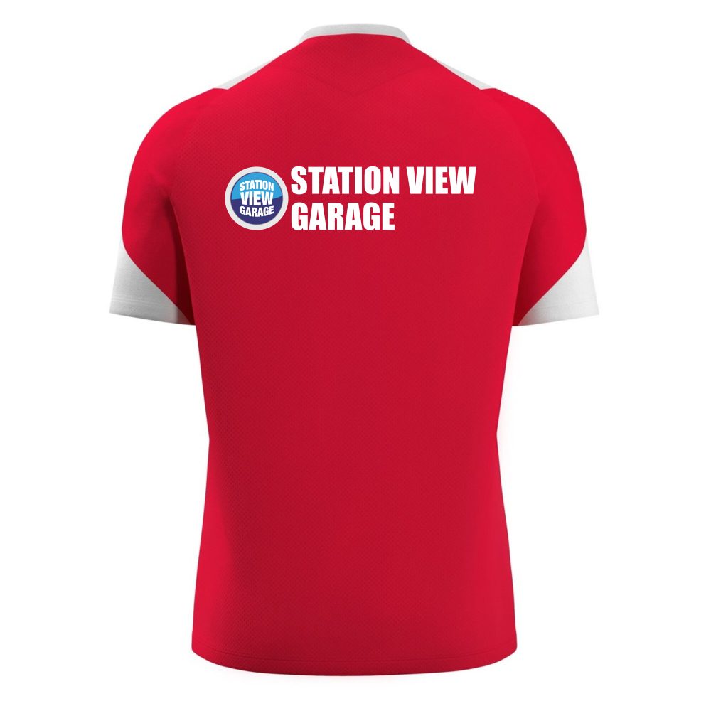 DWFC - GOLEM RED/WHITE TRAINING SHIRT Macron Store Hastings