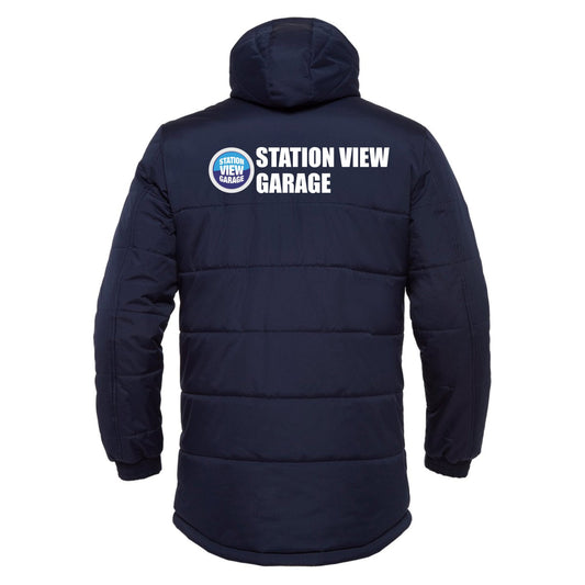 DWFC - GYOR NAVY WINTER PADDED JACKET Macron Store Hastings