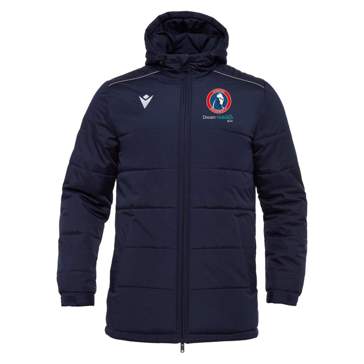 DWFC - GYOR NAVY WINTER PADDED JACKET Macron Store Hastings