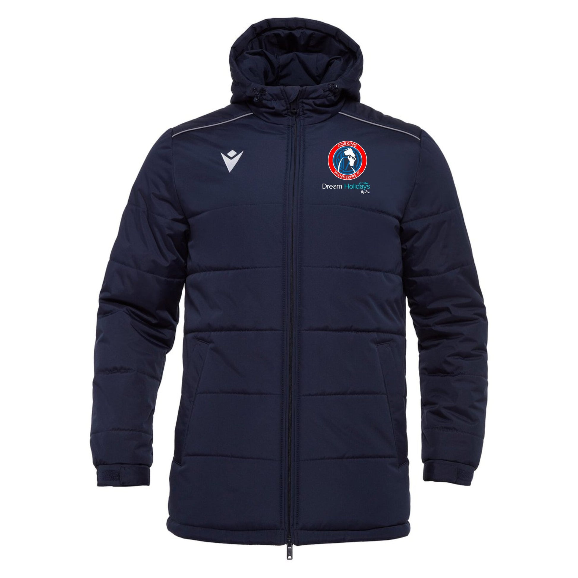 DWFC - GYOR NAVY WINTER PADDED JACKET Macron Store Hastings