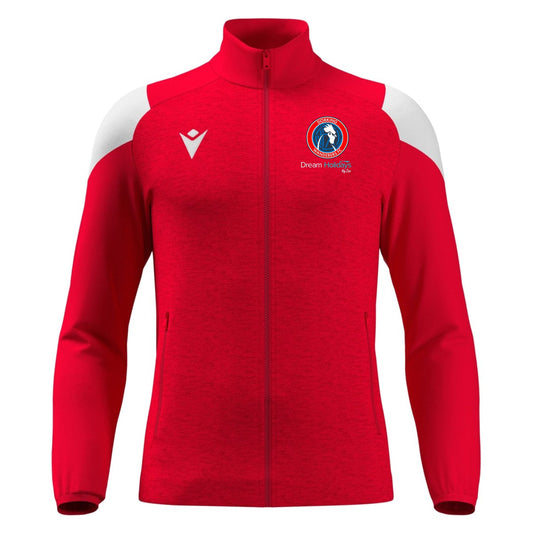 DWFC - VANIR RED/WHITE FULL ZIP TRACKSUIT TOP Macron Store Hastings