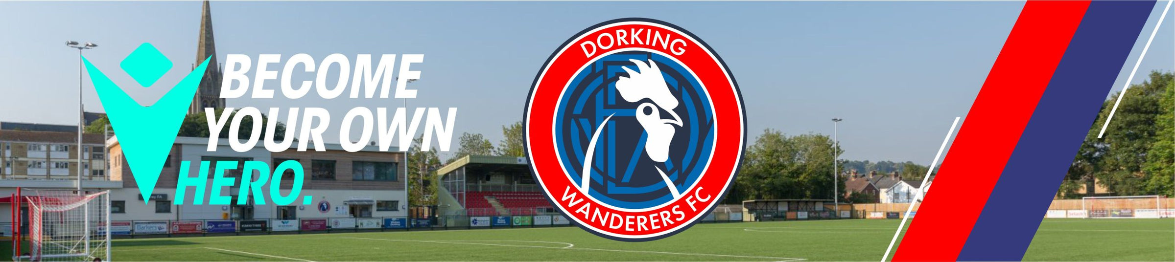 Dorking Wanderers FC - U6-U16’S banner