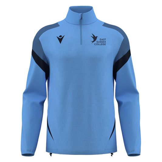 East Sussex College Football Academy Hollow quarter zip front