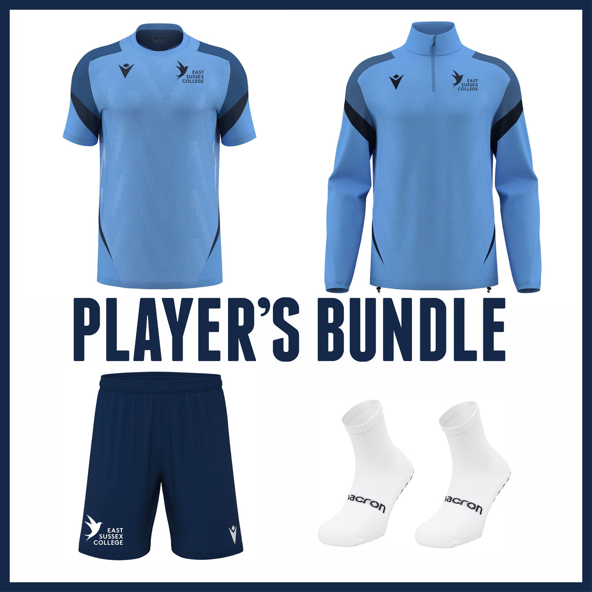 East Sussex College Football Academy Players Bundle