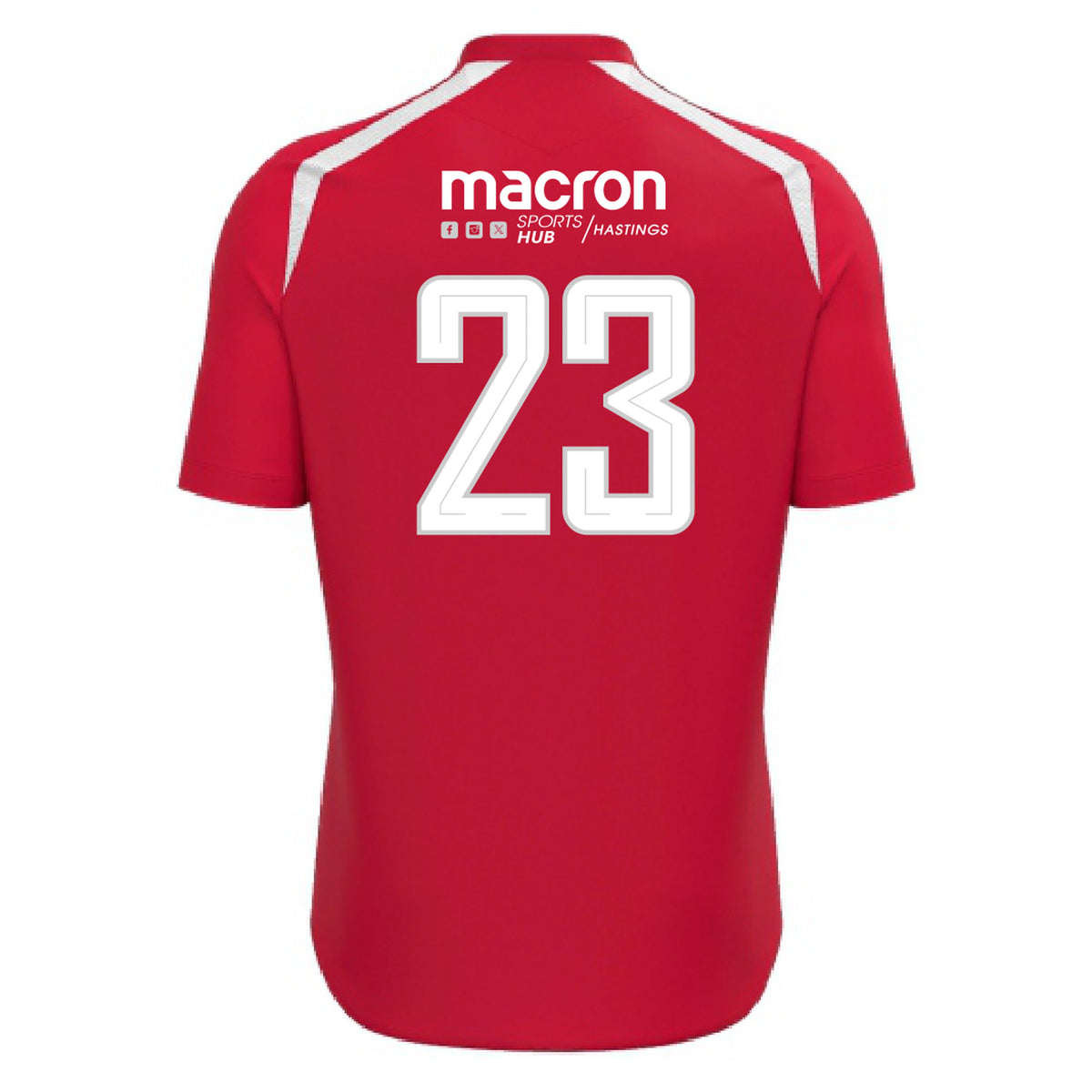 Evans Athletic match shirt back – clean 4000 × 4000 product image