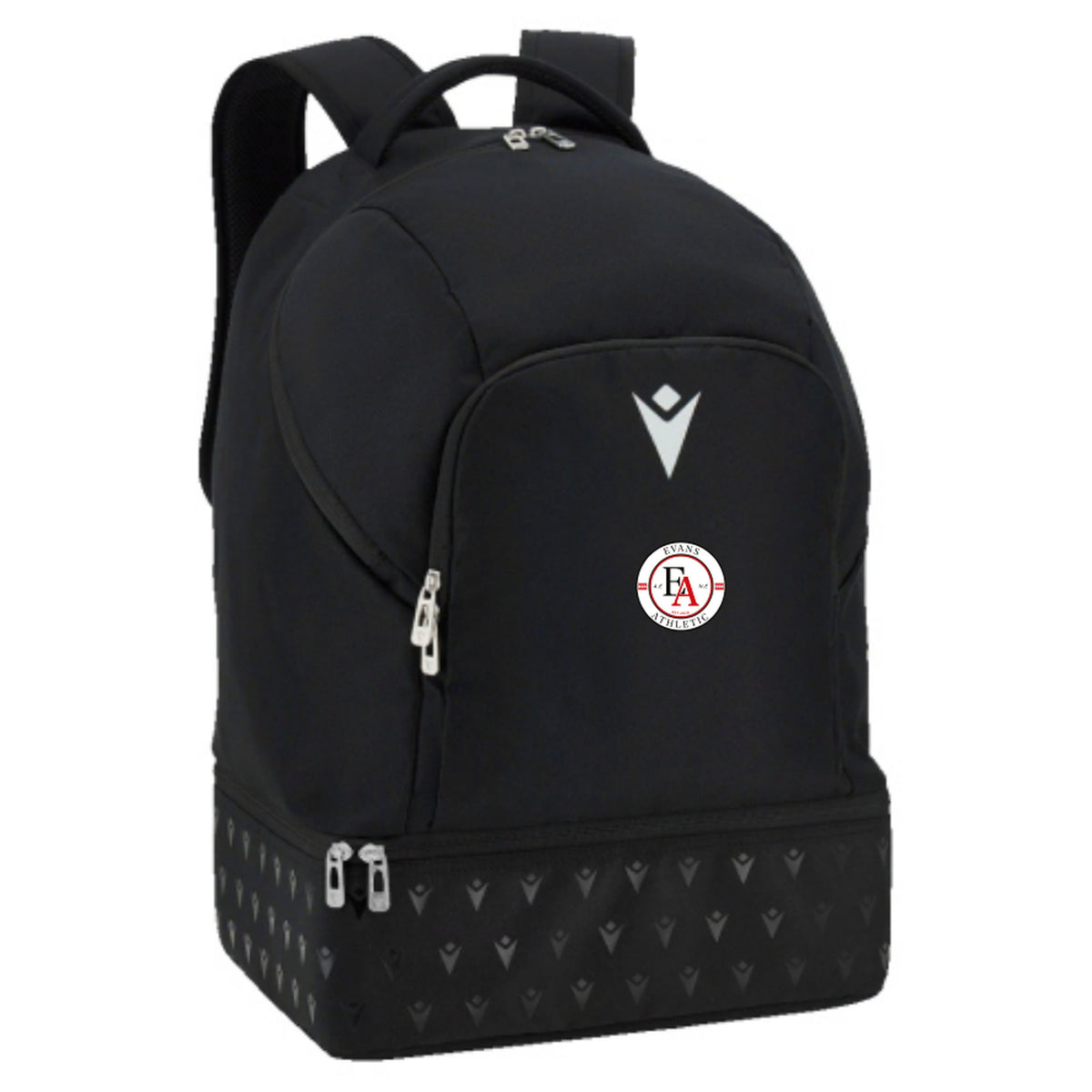 Evans Athletic Rookie backpack front – clean 4000 x 4000
