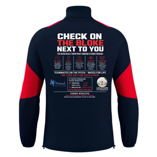 Evans Athletic PLAYERS TRAVEL CUZCO 1/4 ZIP back clean 4000 × 4000 image