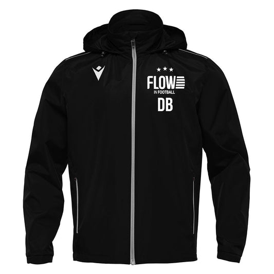 JNR FLOW IN FOOTBALL LYNGEN RAIN JACKET.