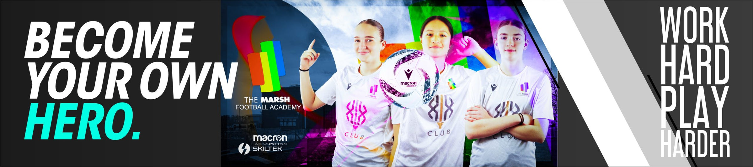 The Marsh Academy - Girls Football Academy banner
