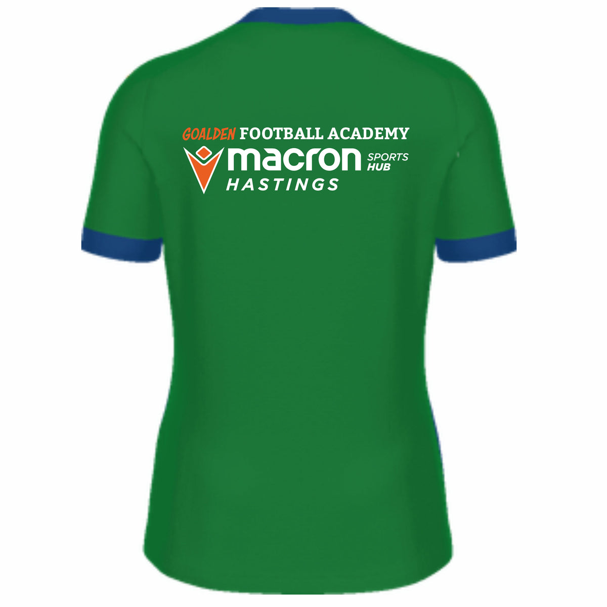 Goalden Football Academy shirt back