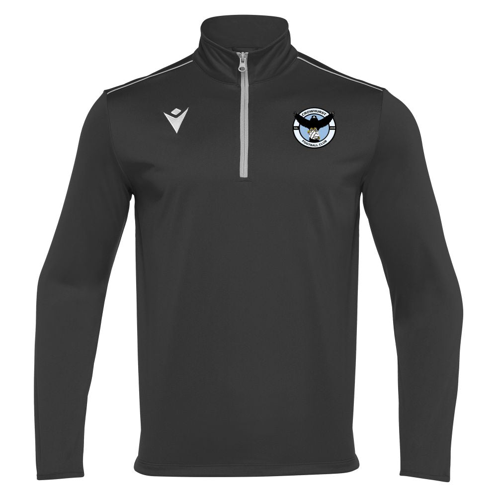 CROWHURST YOUTH FC HAVEL 1/4 ZIP  TRACKSUIT TOP - ANTHRACITE Macron Store Hastings