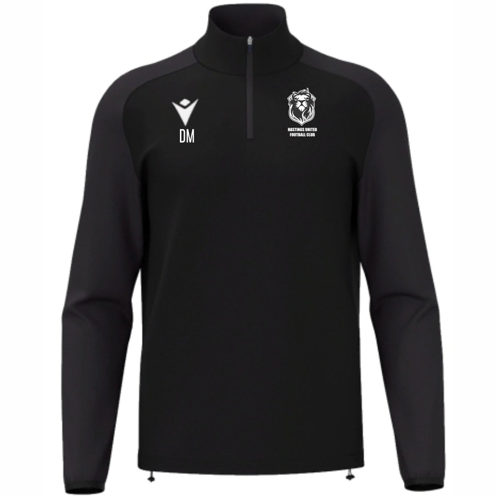 HASTINGS UNITED FC COACHES ISEN TRAINING 1/4 ZIP Macron Store Hastings
