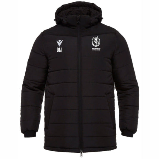 HASTINGS UNITED FC COACHES NARVIK PADDED JACKET Macron Store Hastings