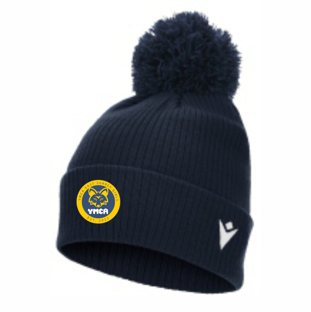NAVY SNOW BOBBLE HAT Macron Store Hastings