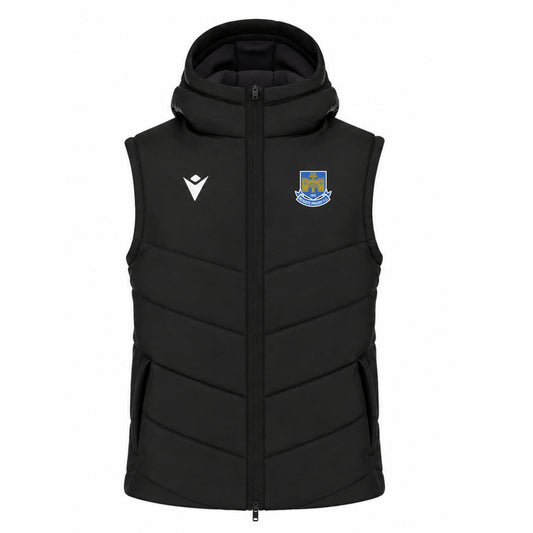 REIGATE PRIORY FC COACHES DUALITY PADDED GILET front