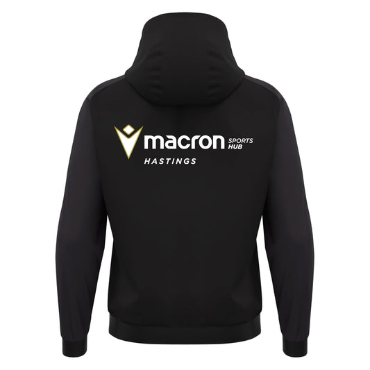 REIGATE PRIORY FC COACHES HORN HOODIE back