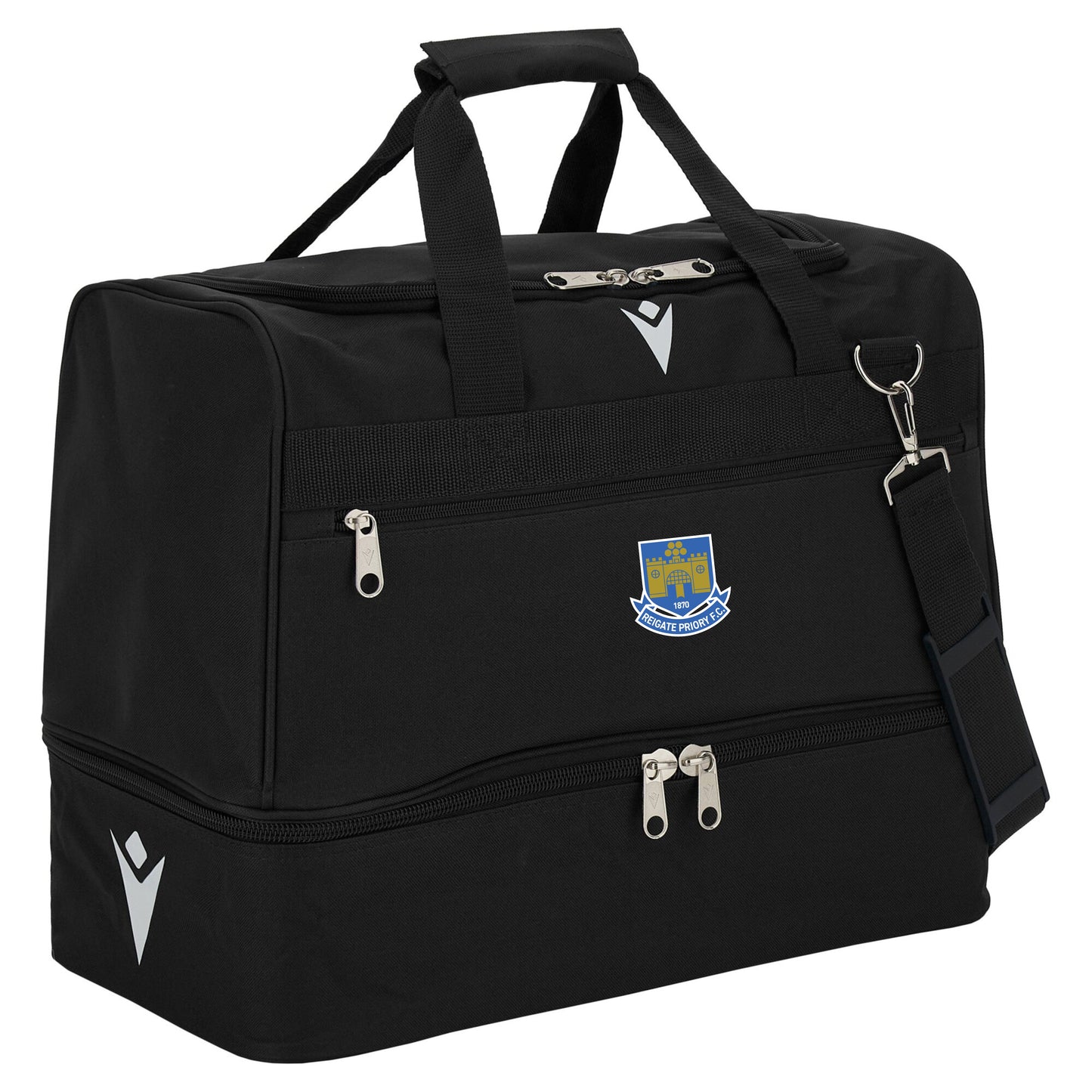 REIGATE PRIORY FC COACHES ROCKET HOLDALL BAG front