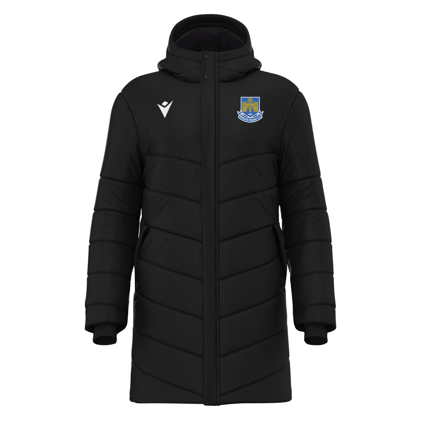 REIGATE PRIORY FC COACHES SUBZERO PADDED JACKET front